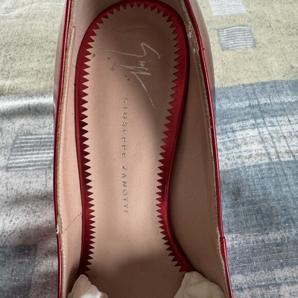 Giuseppe Zanotti Red Patent Pointed Toe Pumps Women's Heels Sz 36 - Picture 10 of 16